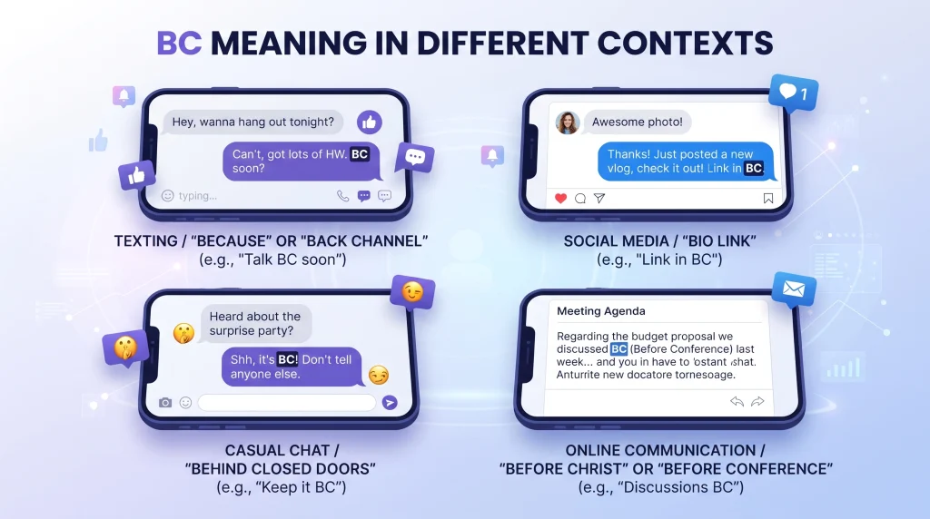 BC Meaning in Different Contexts