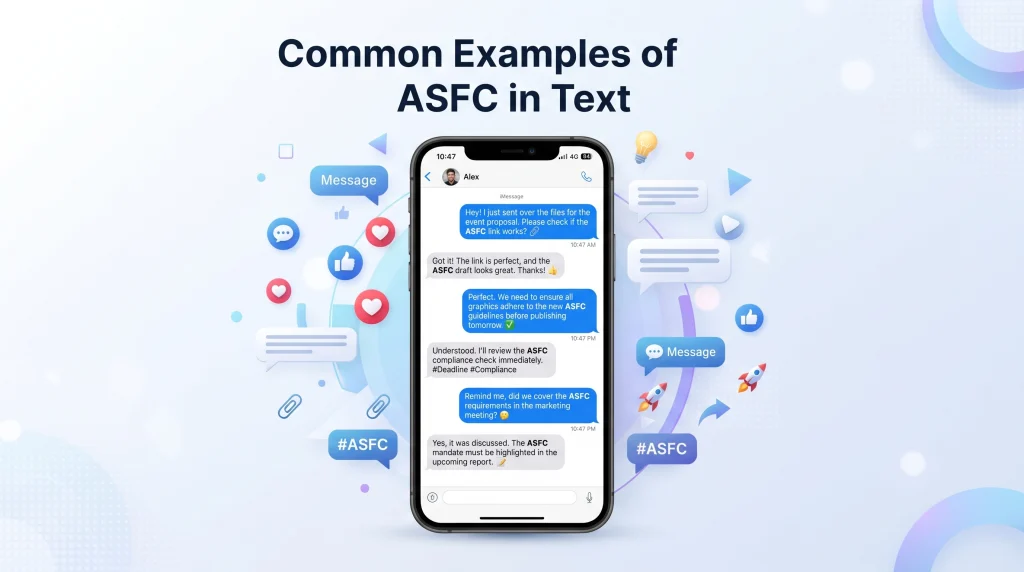Common Examples of ASFC in Text