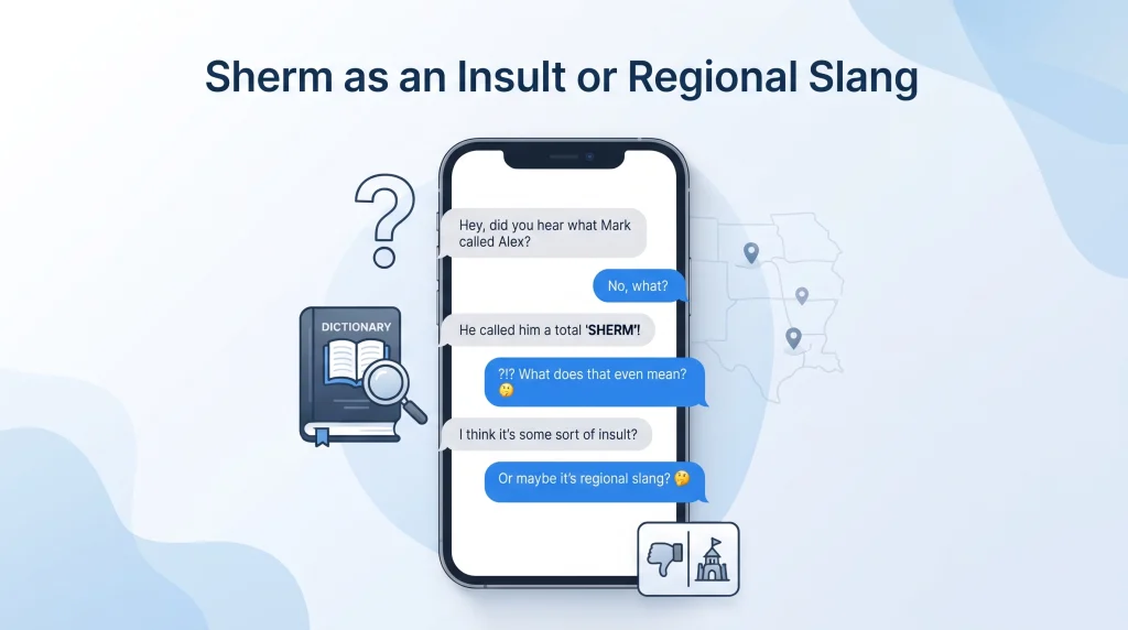 Sherm as an Insult or Regional Slang