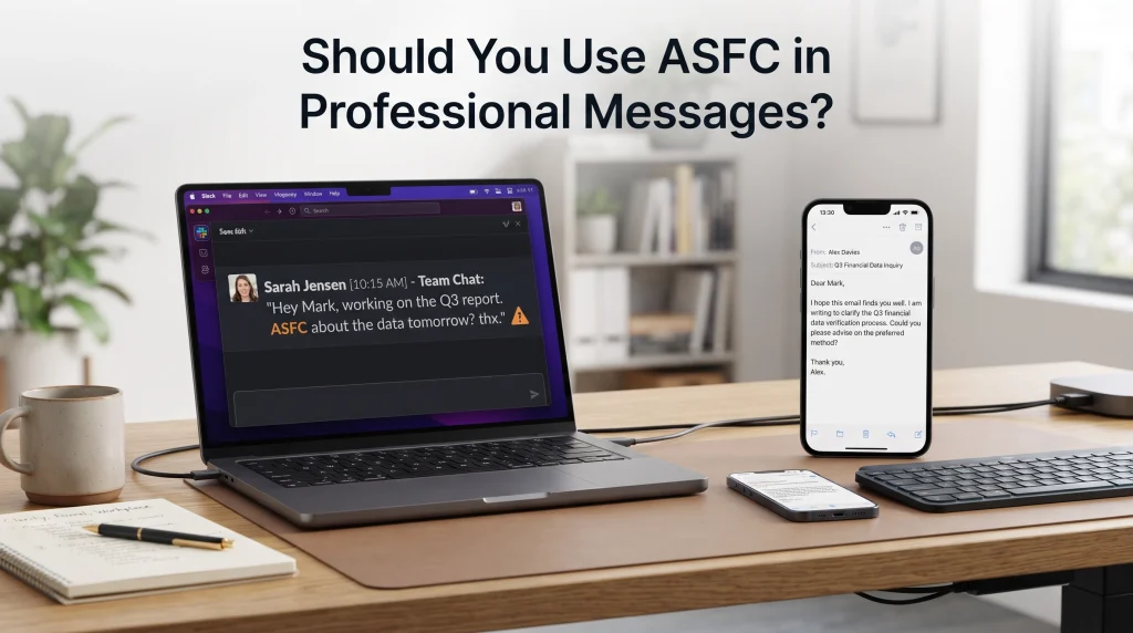 Should You Use ASFC in Professional Messages