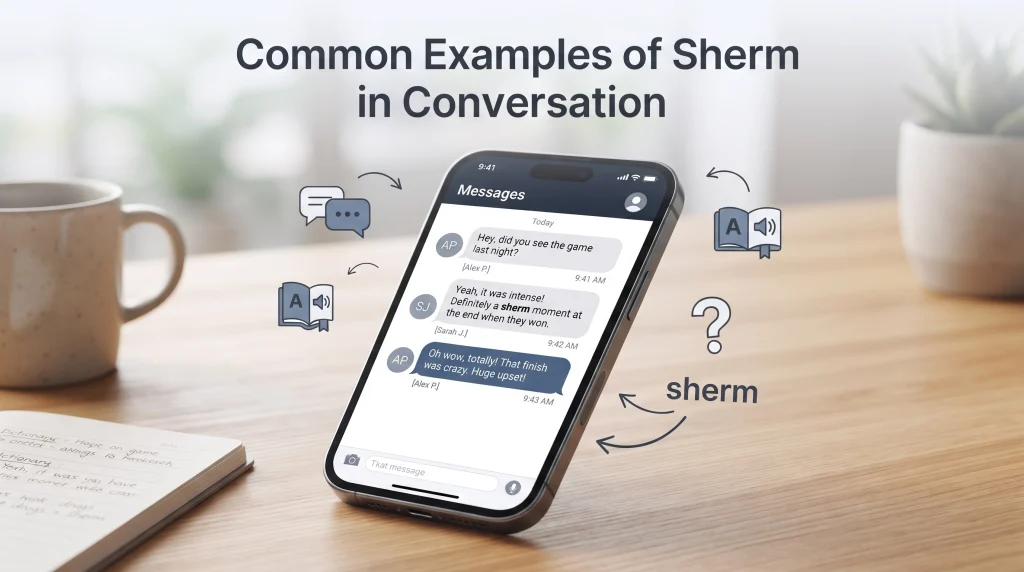Common Examples of Sherm in Conversation