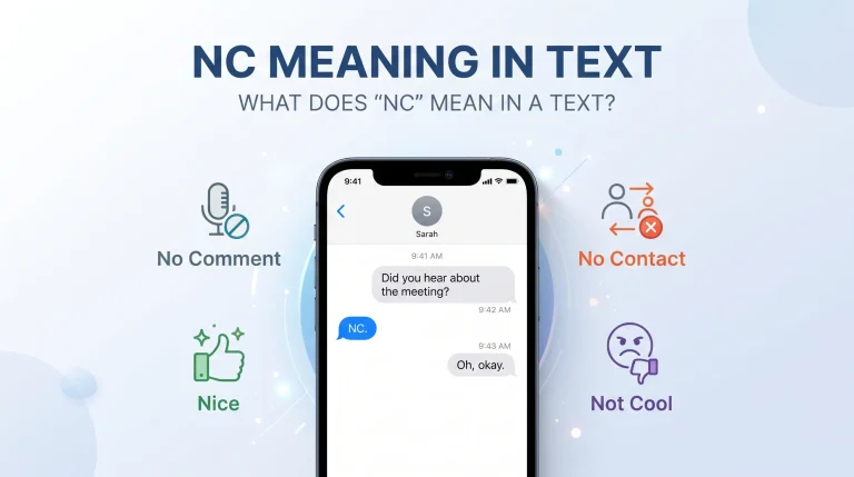 NC Meaning in Text_ What Does “NC” Mean in a Text